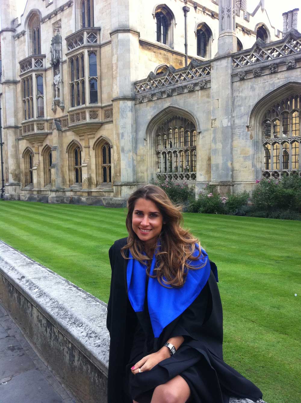Dr. Irem Gunay, who earned her PhD at the University of Cambridge pictured on campus.